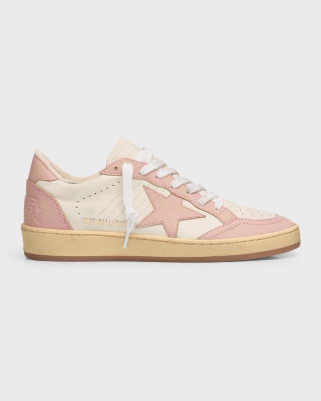 Ballstar Bicolor Leather Low-Top Sneakers